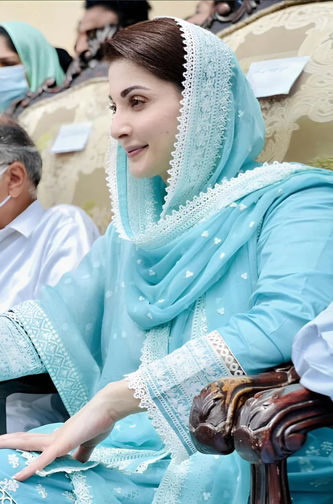 LZ0166-SUMMER Maryam Nawaz Lawn MN-756 – 3Pcs Embroidered Lawn