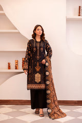 LZ0027 khadar suit Royal Embroidery Collection | 3-PCS | Unstitched