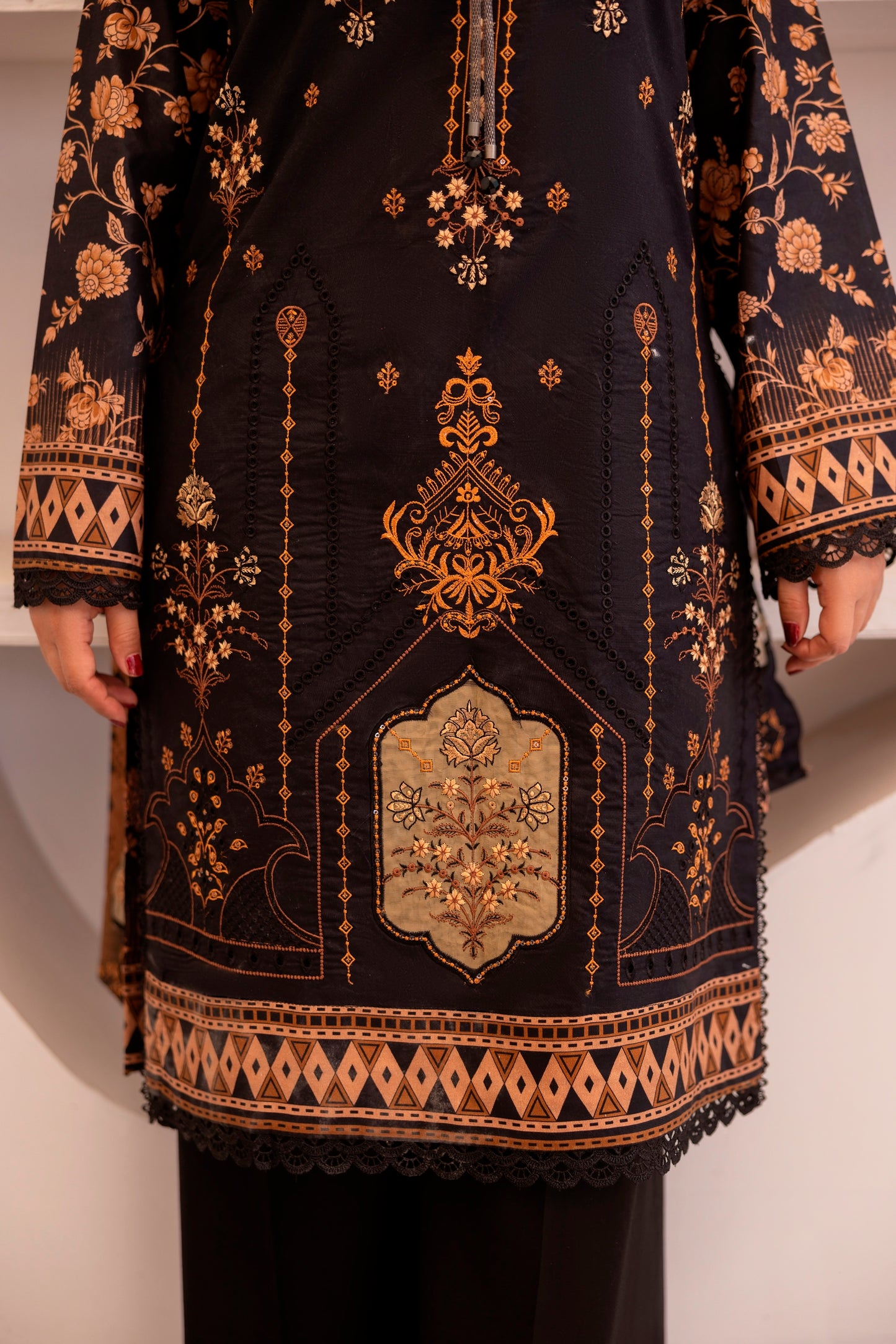 LZ0027 khadar suit Royal Embroidery Collection | 3-PCS | Unstitched