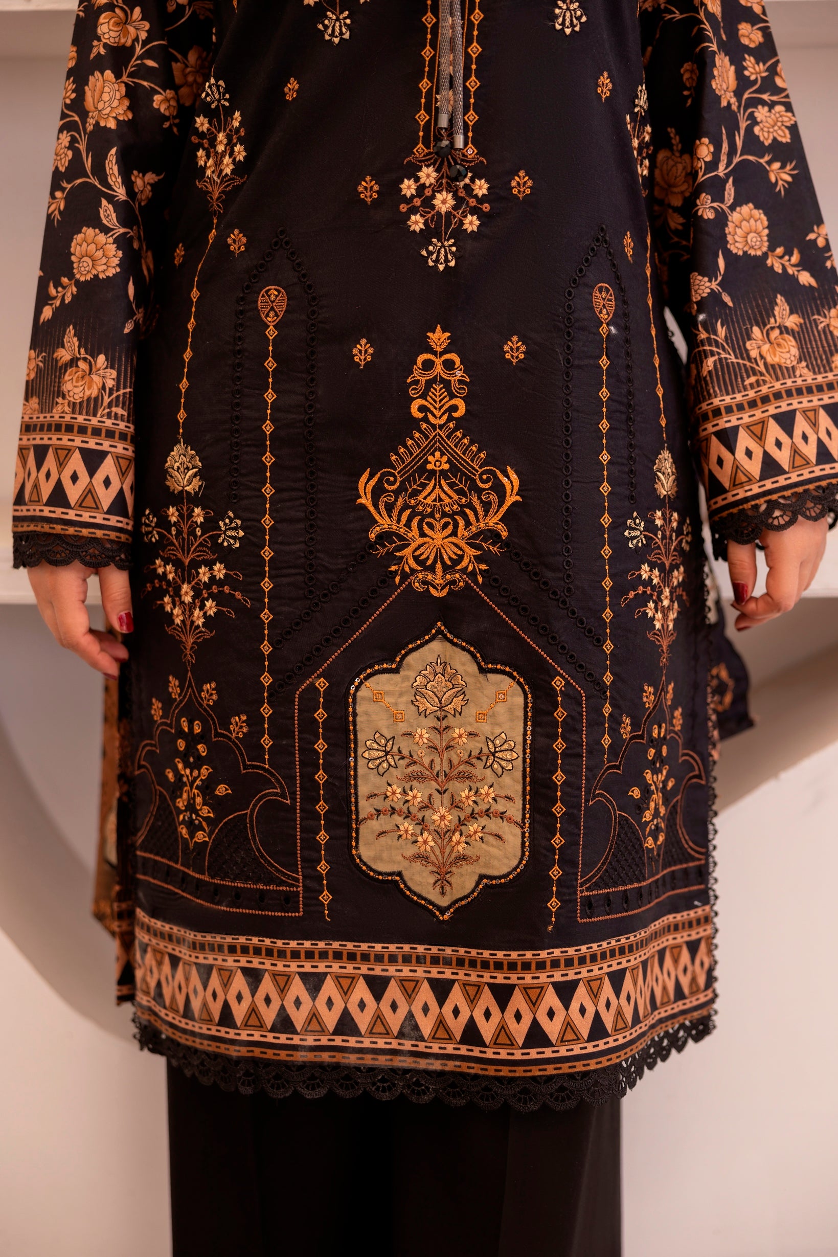 LZ0027 khadar suit Royal Embroidery Collection | 3-PCS | Unstitched