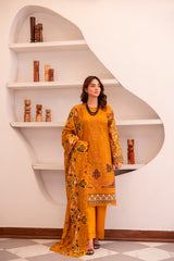 LZ0028 khadar suit Royal Embroidery Collection | 3-PCS | Unstitched