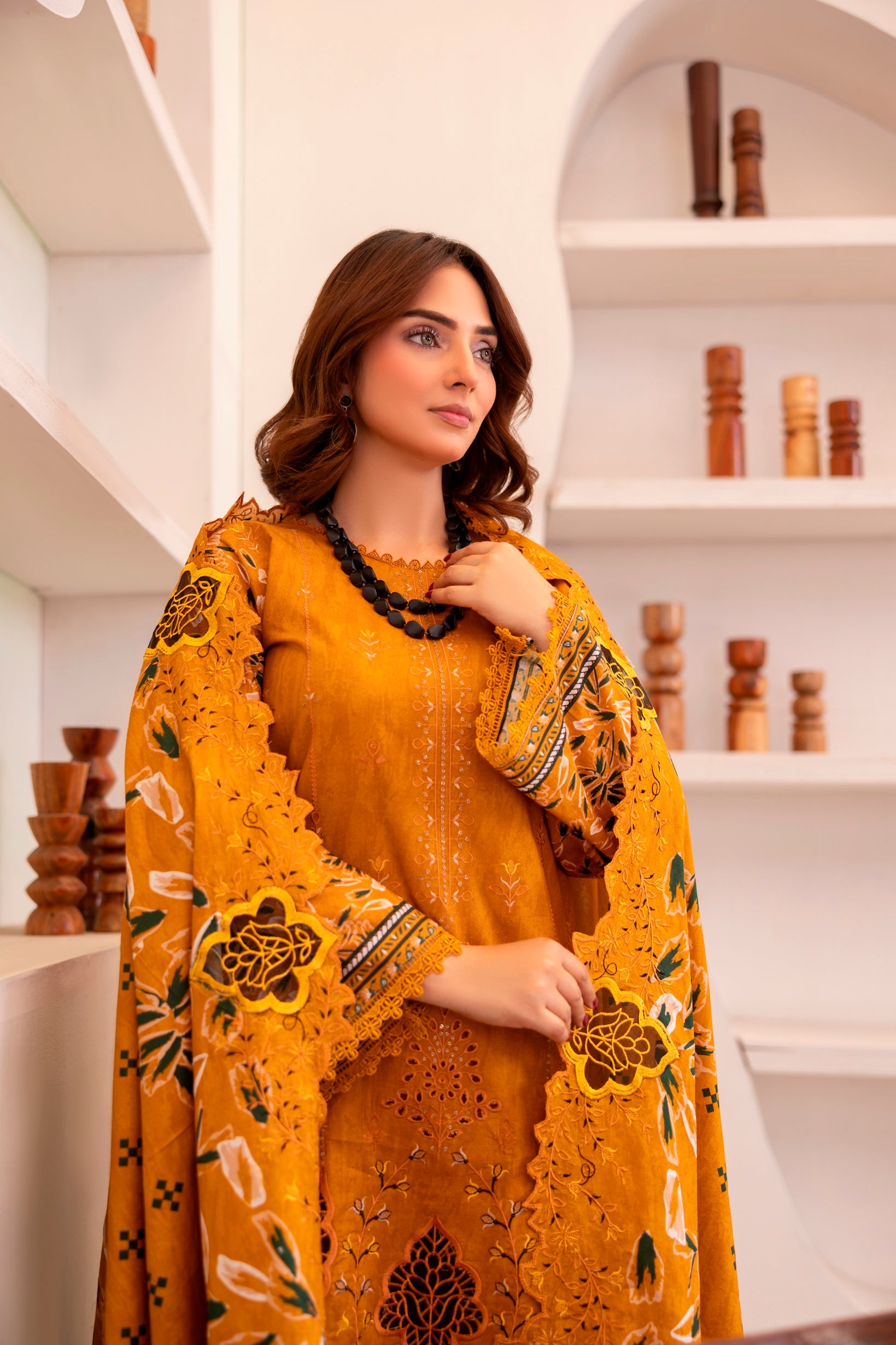 LZ0028 khadar suit Royal Embroidery Collection | 3-PCS | Unstitched