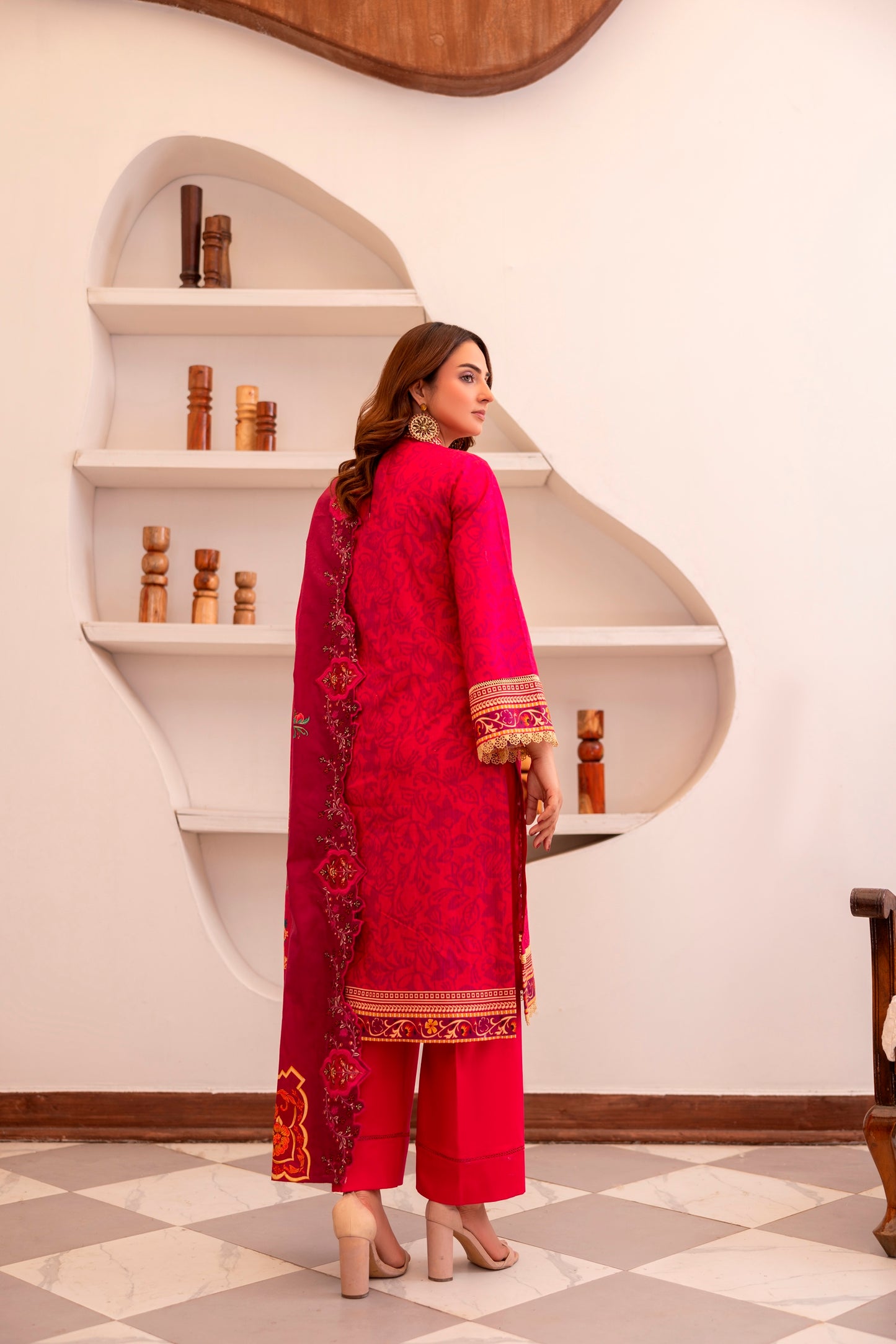 LZ0029 Royal Embroidery Collection | 3-PCS | Unstitched