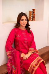 LZ0029 Royal Embroidery Collection | 3-PCS | Unstitched