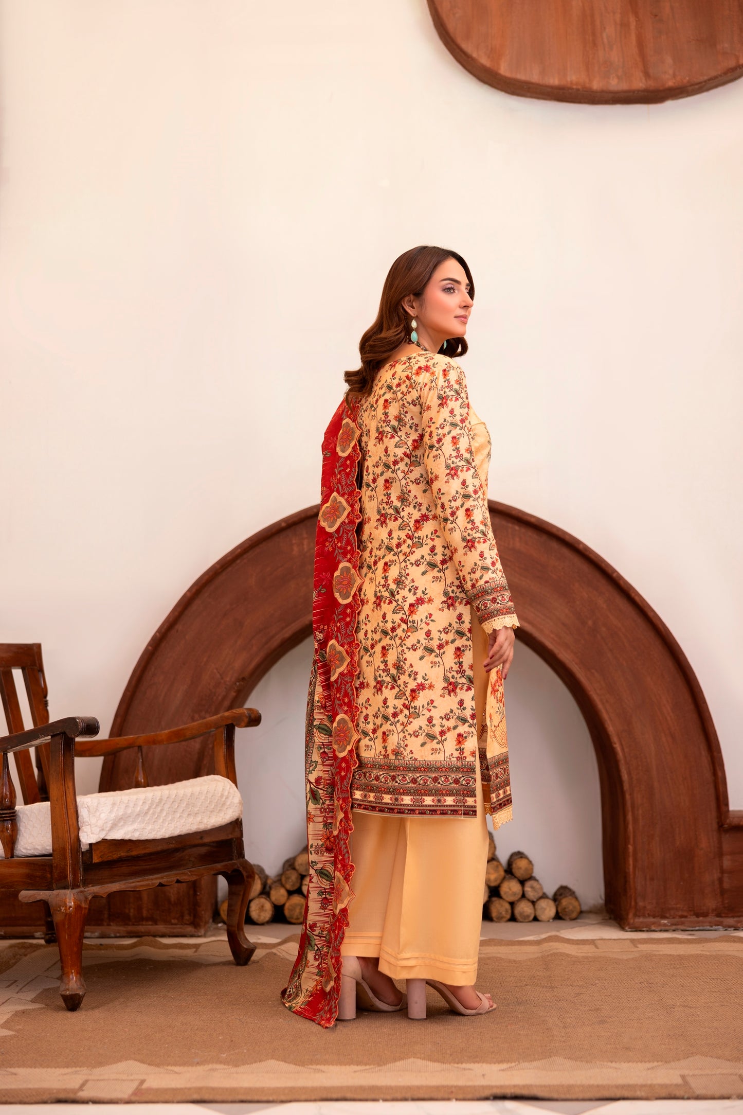 LZ0030 khadar suit Royal Embroidery Collection | 3-PCS | Unstitched