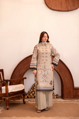 LZ0031 khadar suit Royal Embroidery Collection | 3-PCS | Unstitched