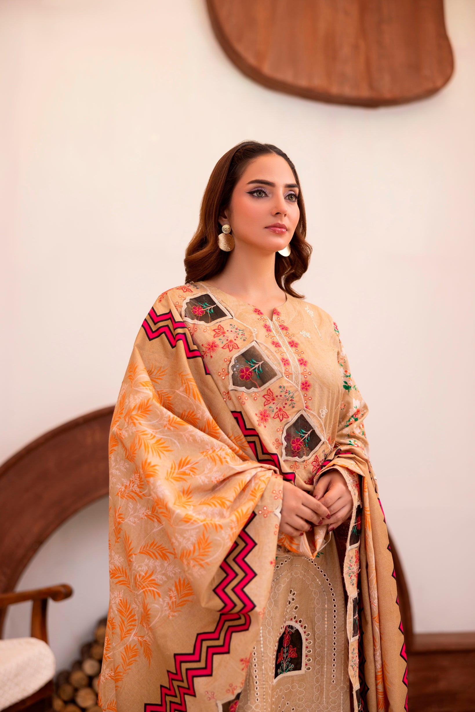 LZ0032 khadar suit Royal Embroidery Collection | 3-PCS | Unstitched
