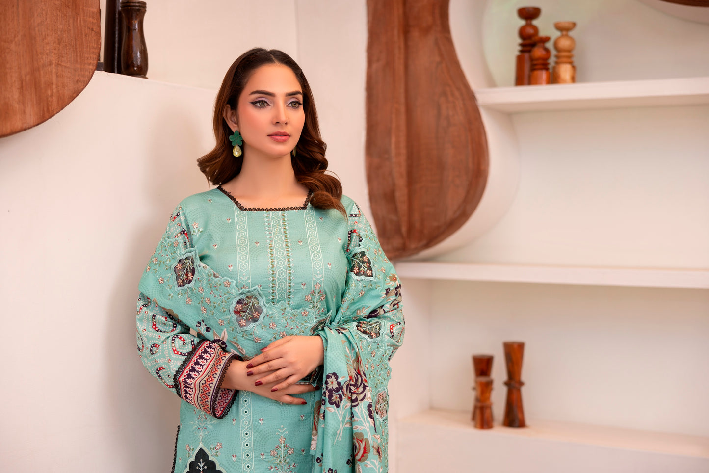 LZ0033 khadar suit Royal Embroidery Collection | 3-PCS | Unstitched