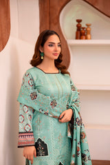 LZ0033 khadar suit Royal Embroidery Collection | 3-PCS | Unstitched