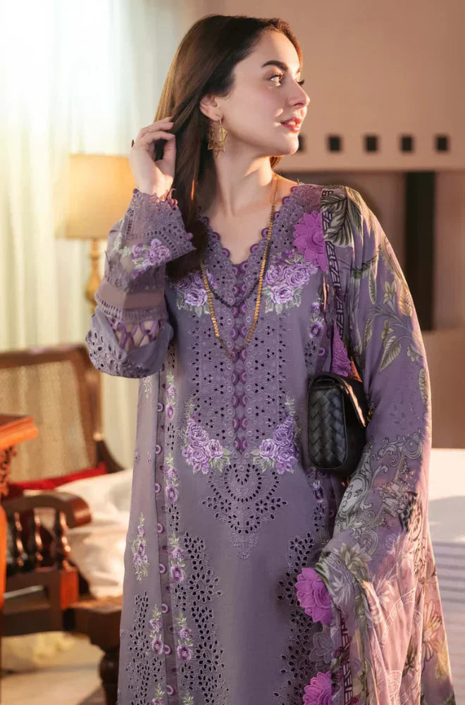 LZ0152-Jade 3PC Lawn Chickenkari Embroidered Suit