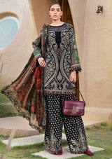LZ0203-Digital Lawn 3-Piece Print Set with Bana Dora Voile Dupatta