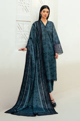 LZ0088 Digital Print Linen Allover 3 Piece Unstitched