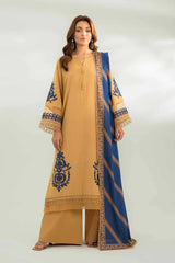 UMMER 3PC Lawn Heavy Embroidered Shirt LZ2051