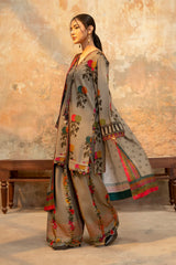 LZ1249- Charizma - Winter 3PC Karandi Digital Print Dress unstitched