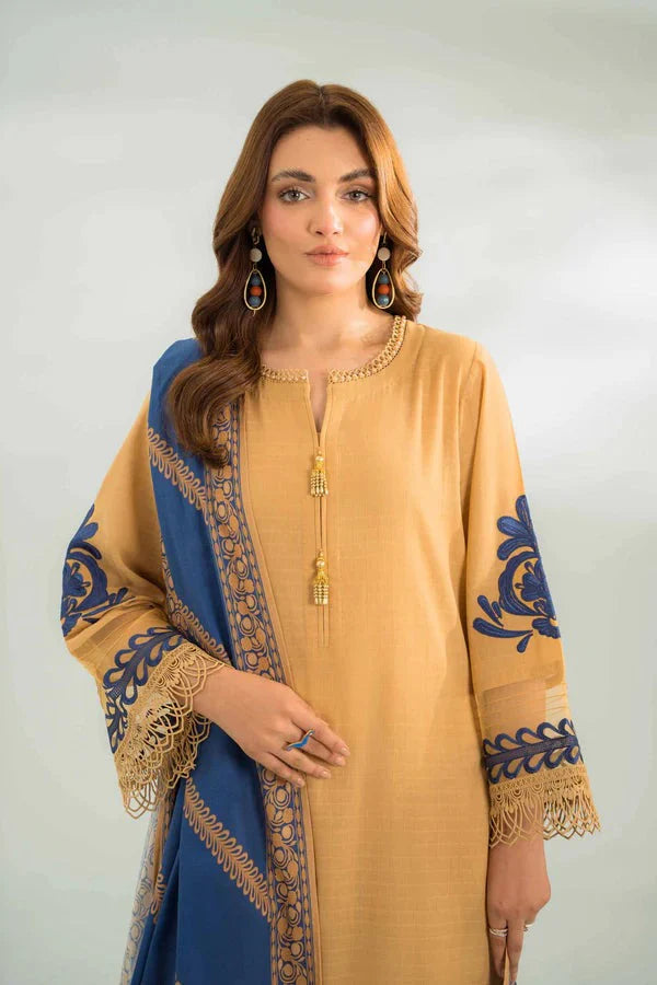 UMMER 3PC Lawn Heavy Embroidered Shirt LZ2051