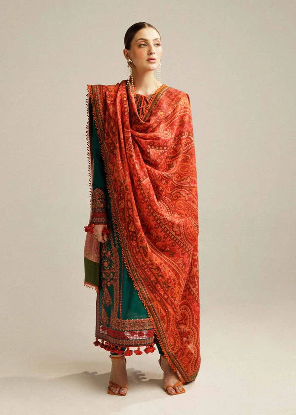 Rehan Rehar 3 Piece Embroidered Lawn Suit LZ994