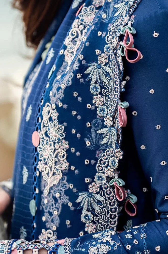 Jade 3PC Lawn Chickenkari Embroidered Suit unstitch LZ1055