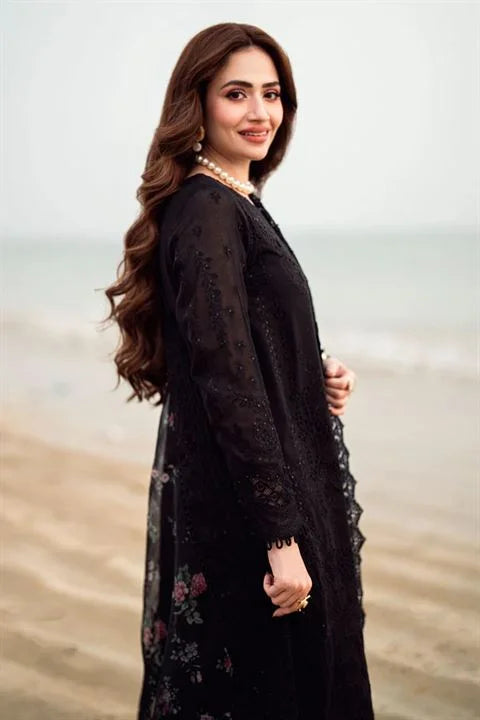 Nureh 3PC Lawn ChickenKari Embroidered LZ1041