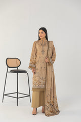 LZ009 Staple Bana Dora Emb Collection | 3-PCS | Unstitched