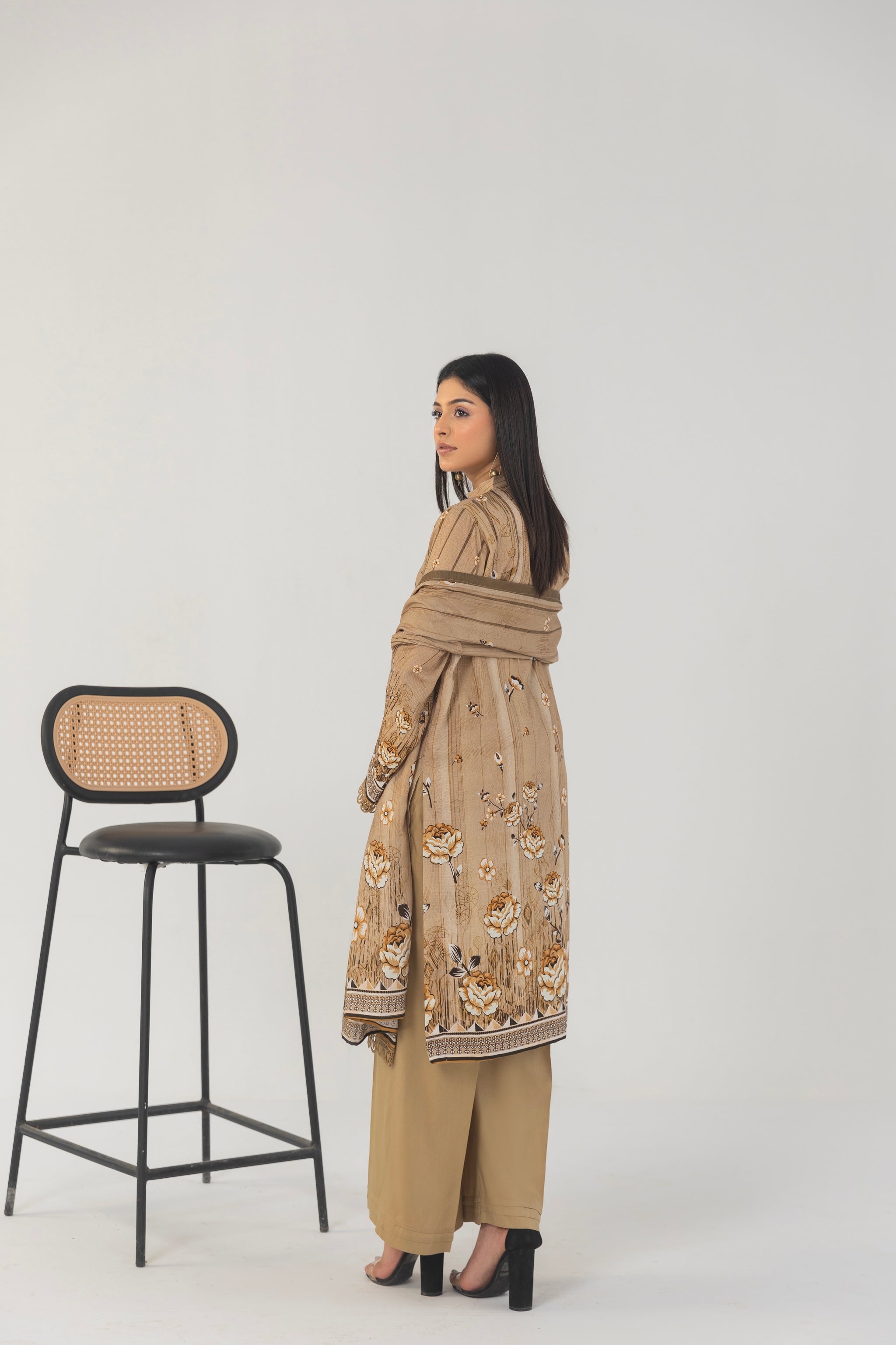 LZ009 Staple Bana Dora Emb Collection | 3-PCS | Unstitched