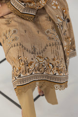 LZ009 Staple Bana Dora Emb Collection | 3-PCS | Unstitched