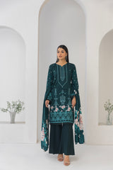 LZ0010 Staple Bana Dora Emb Collection | 3-PCS | Unstitched