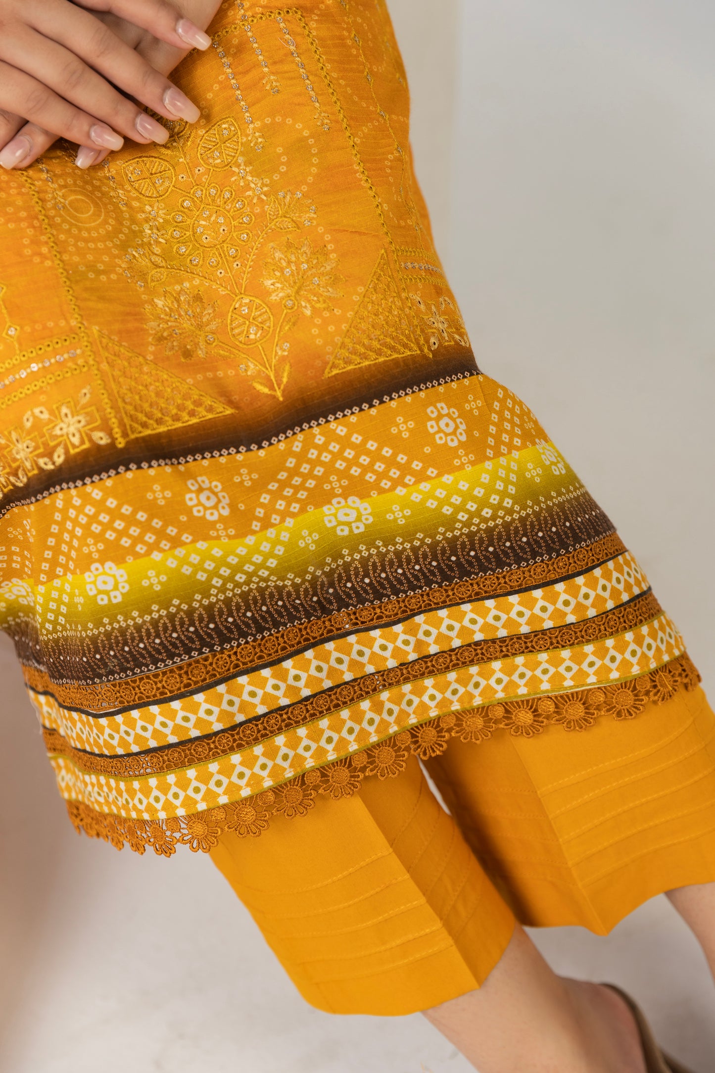 LZ0011 Staple Bana Dora Emb Collection | 3-PCS | Unstitched