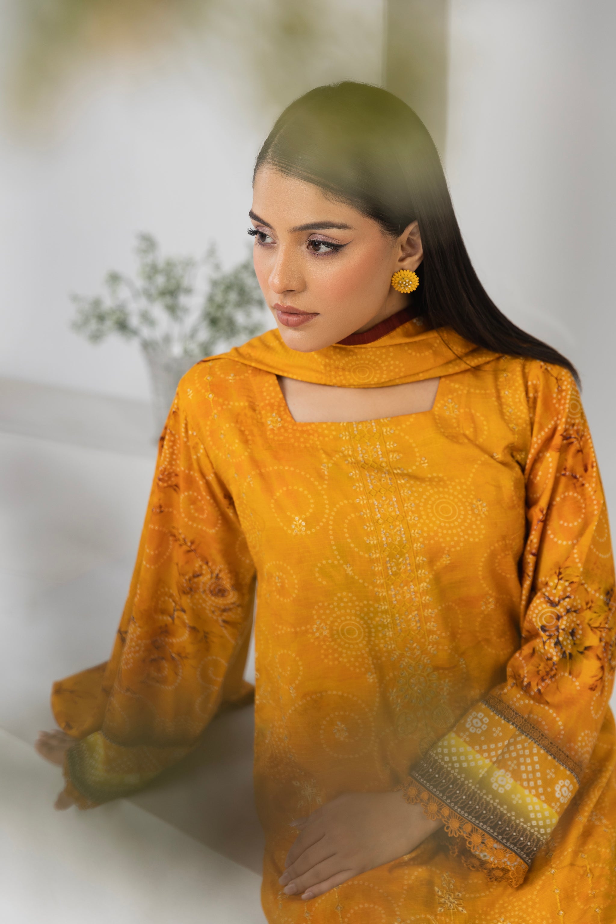 LZ0011 Staple Bana Dora Emb Collection | 3-PCS | Unstitched