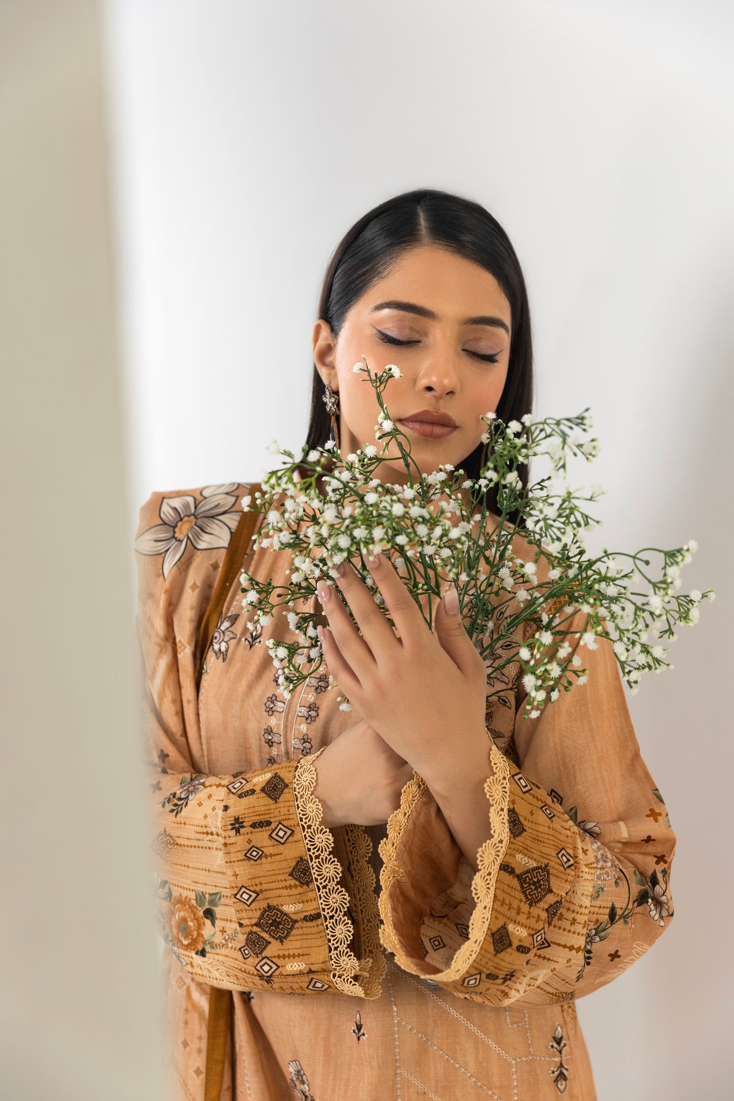 LZ0012 Staple Bana Dora Emb Collection | 3-PCS | Unstitched