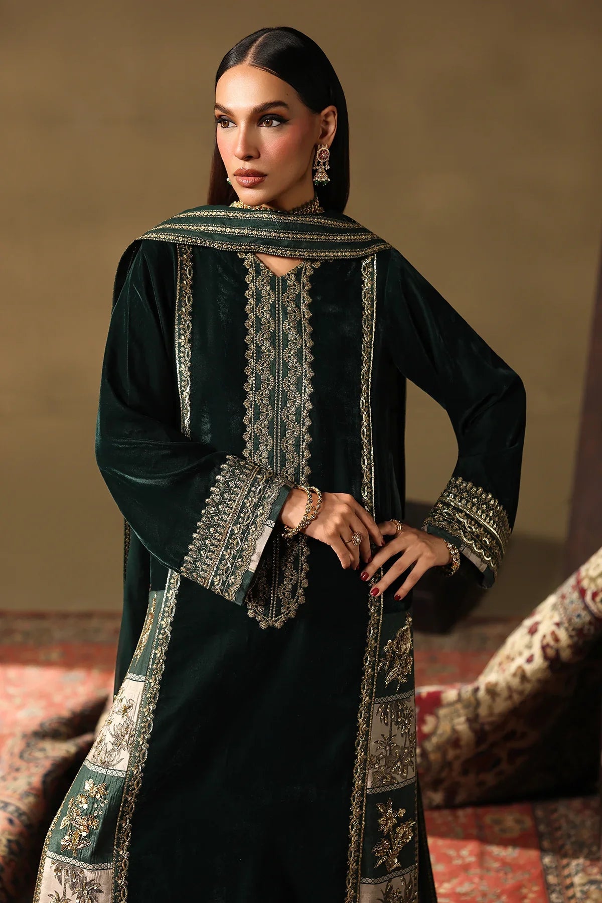 LZ1247 Unstitched Premium Velvet Vol.1 Launching