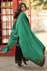 LZ1246 3-PC Unstitched Dhanak Embrioded CSW5-06