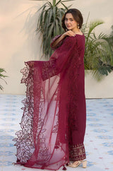 Allys 3PC Lawn Embroidered Suit unstitch LZ1050