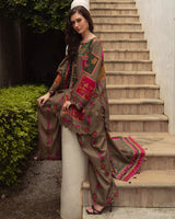LZ1223- Charizma - Winter 3PC Karandi Digital Print Dress
