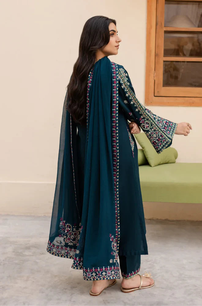 Sapphire 3PC Lawn Embroidered Suit LZ111