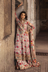 LZ0331-Shirt & Dupatta : CHIFFON Unstitch Replica